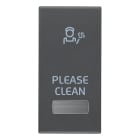 VIMAR SPA - VIW20026.PLS TASTO 1M CON DIFFUSORE SIMB. PLS GRIGIO