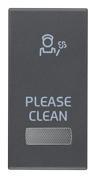 VIMAR SPA - VIW20026.PLS TASTO 1M CON DIFFUSORE SIMB. PLS GRIGIO