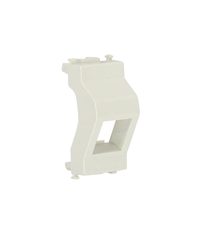 QUBIX SPA - QBX2004106 ADATTATORE CCS VIMAR PLANA 45GRD BIANCO