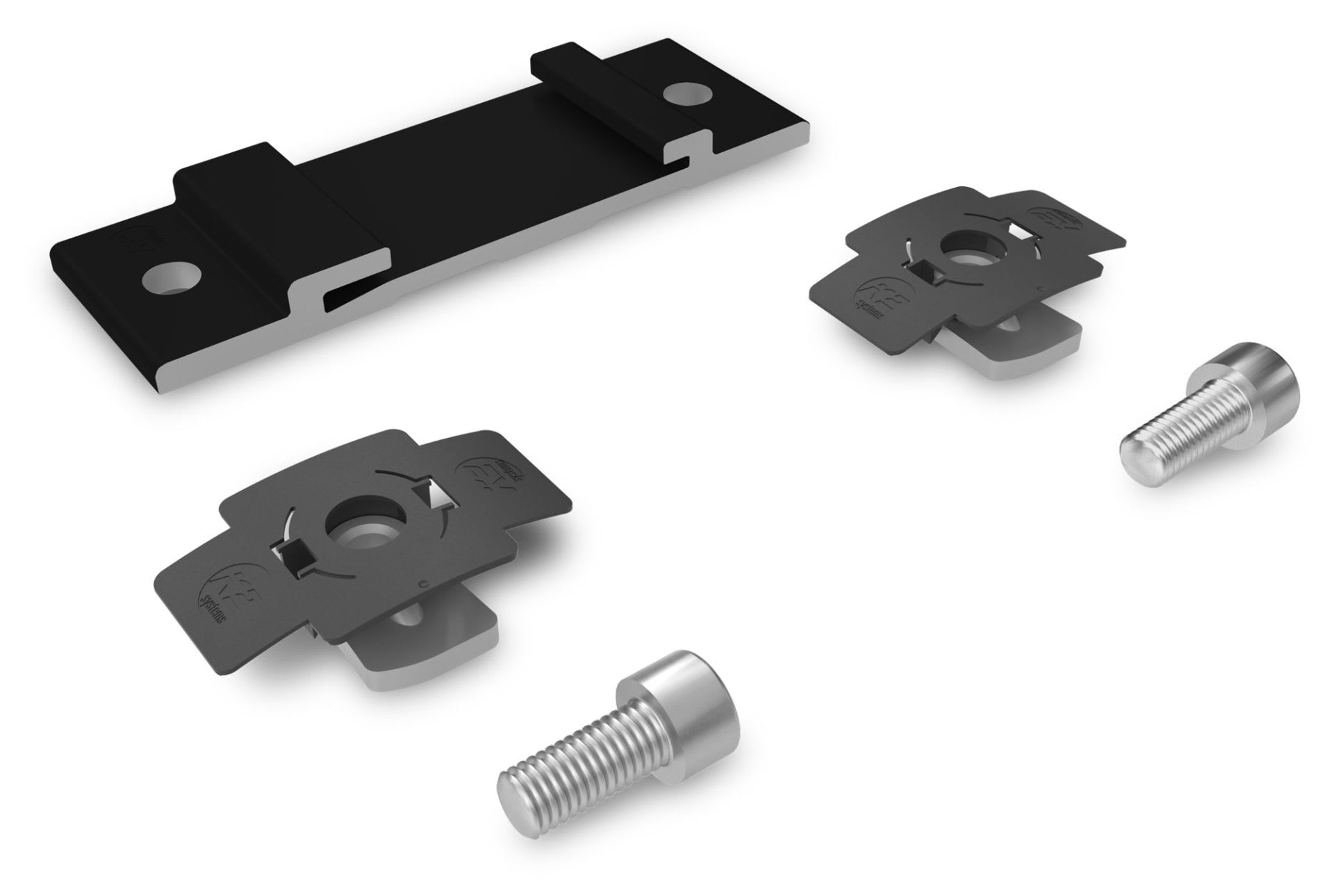 K2 - SYSTEMS GMBH - K2S2004375 INSERTIONRAIL 2.0 CROSSCONNECTOR BLACK