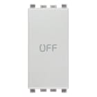 VIMAR SPA - VIW20056.33.N Pulsante 1P NO+NC 10A simbolo OFF Next