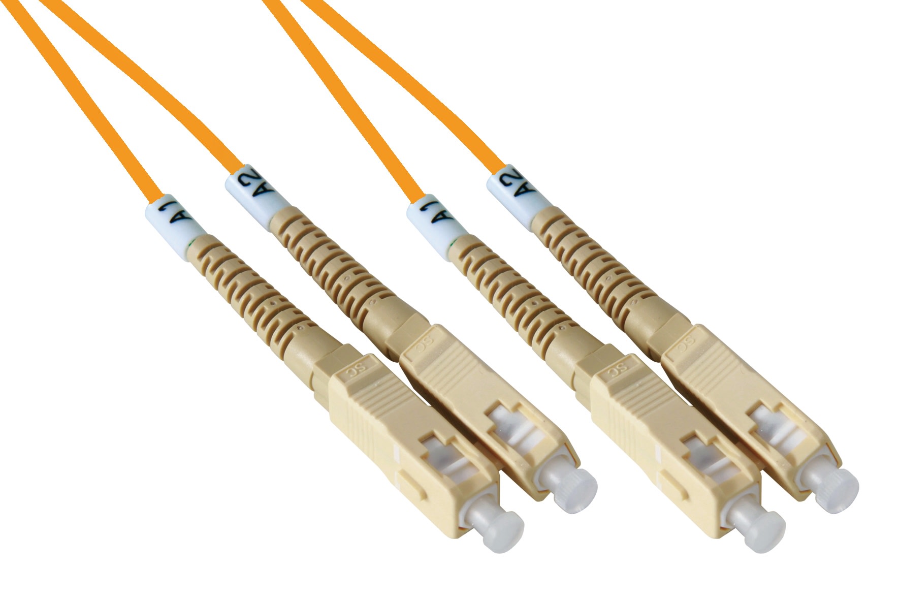 QUBIX SPA - QBX2008005 BRETELLA BIF SC-SC 62,5/125 MM 1MT