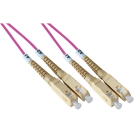 QUBIX SPA - QBX2008025OM4 BRETELLA BIF SC-SC 50/125 MM OM4 1MT