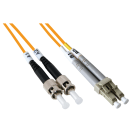 QUBIX SPA - QBX2008120 BRETELLA BIF ST-LC 62,5/125 MM 2MT