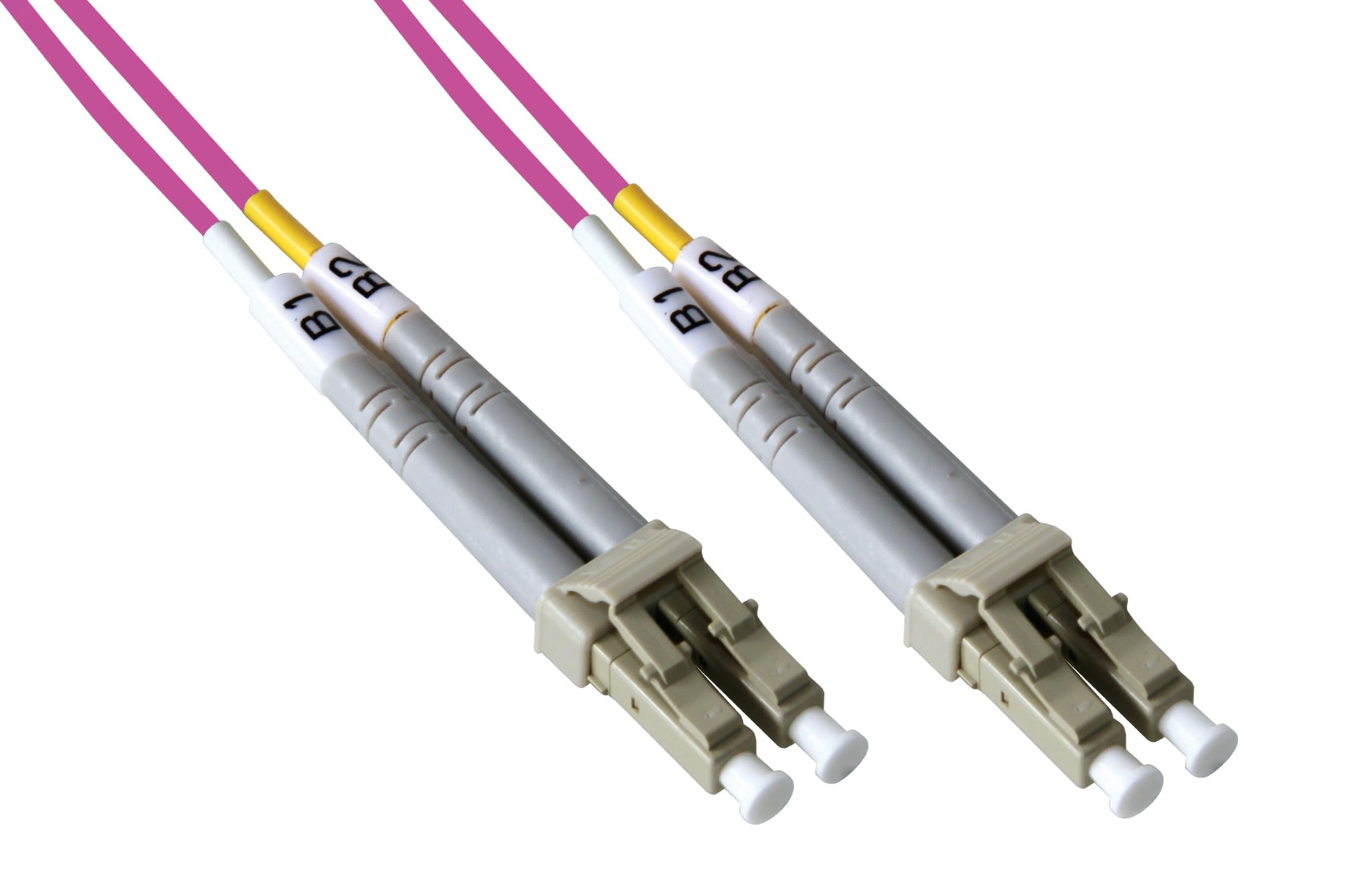 QUBIX SPA - QBX2008134OM4 BRETELLA BIF LC-LC 50/125 MM OM4 5MT