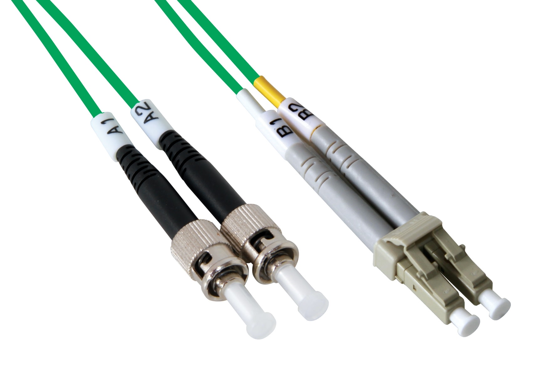 QUBIX SPA - QBX2008140 BRETELLA BIF ST-LC 50/125 MM 2MT