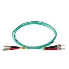 QUBIX SPA - QBX2008141OM3 BRETELLA BIF ST-LC 50/125MM OM3 3MT