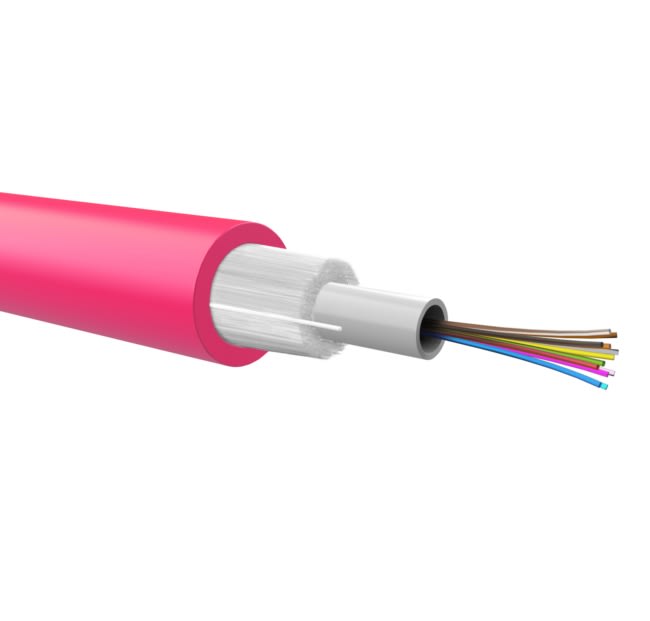 QUBIX SPA - QBX2008358OM4 CAVO 12FO 50/125OM4 ARM.DIEL.LSZH CONNET