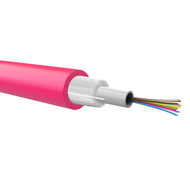 QUBIX SPA - QBX2008373OM4 CAVO 6FO 50/125OM4 A.D. LSZH B2CA CONN