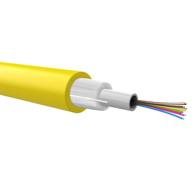 QUBIX SPA - QBX2008458 CAVO DROP LOOSE 12X9/125 G657A2 PE FCA