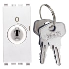 VIMAR SPA - VIW20086.B PULSANTE 2P NO 16A + CHIAVE BIANCO