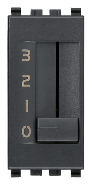 VIMAR SPA - VIW20095 COMMUTATORE A SLITTA 1P 6(2)A GRIGIO