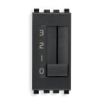 VIMAR SPA - VIW20095 COMMUTATORE A SLITTA 1P 6(2)A GRIGIO