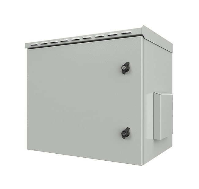 QUBIX SPA - QBX2010303 ARMADIO IP55 H670XL600XP450 12U PC GR