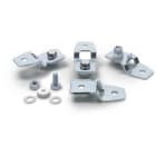 QUBIX SPA - QBX2011304 KIT 4 STAFFE FISSAGGIO A PARETE ARM IP65