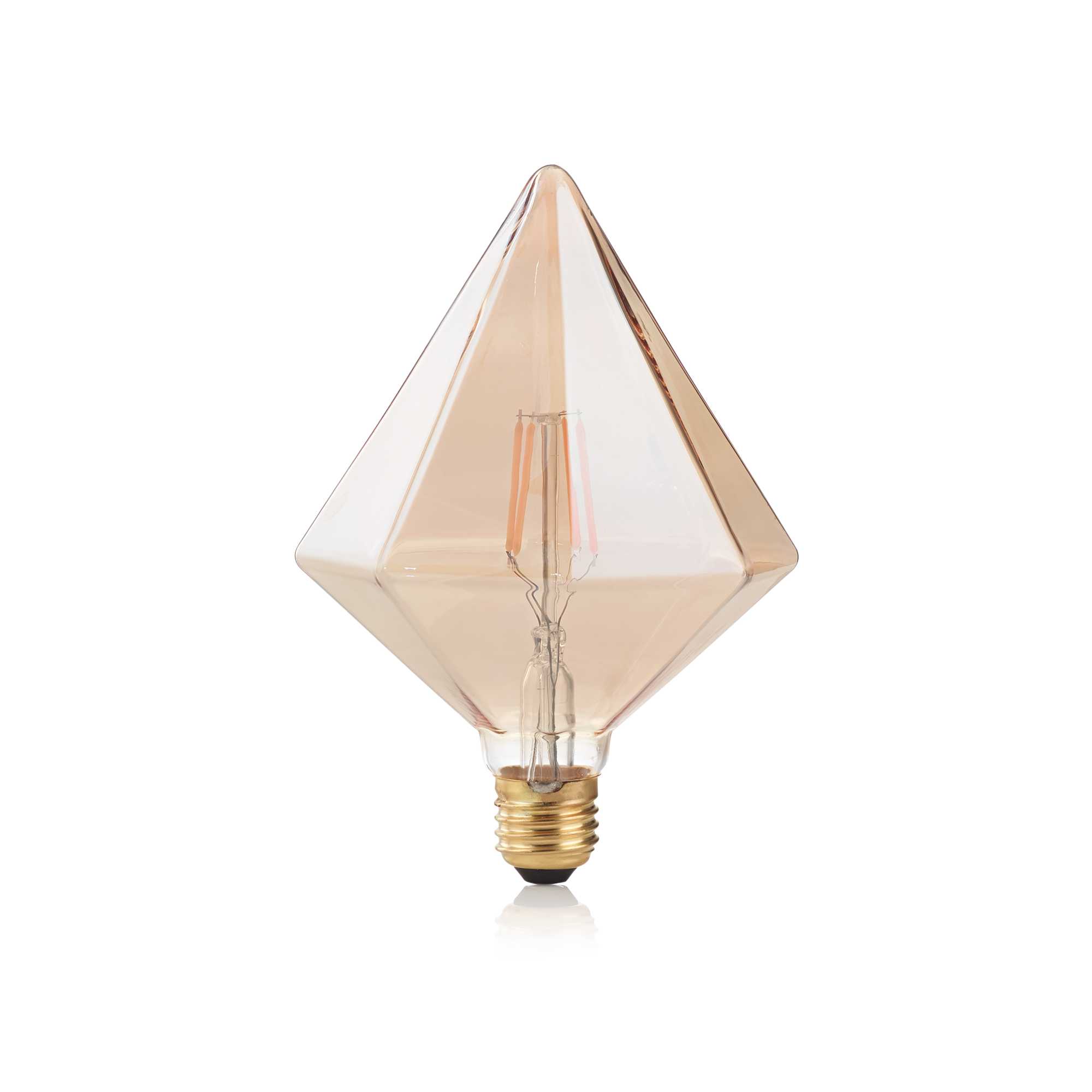 IDEAL LUX SRL - IUX201276 E27 PYRAMID 5.4W 1800K AMBRA