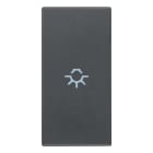 VIMAR SPA - VIW20131.L TASTO 1M SIMBOLO LUCE ASSIALE GRIGIO