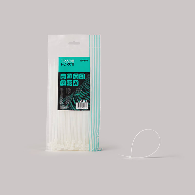 TRADEFORCE - TDM0000460048 FASCETTA NATURALE 200X4,6 CF 100PZ