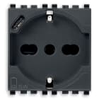 VIMAR SPA - VIW20210.USB PRESA 2P+T 16A UNIVERSALE + USB C GRIGIO