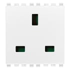VIMAR SPA - VIW20219.B PRESA 2P+T 13A INGLESE BIANCO