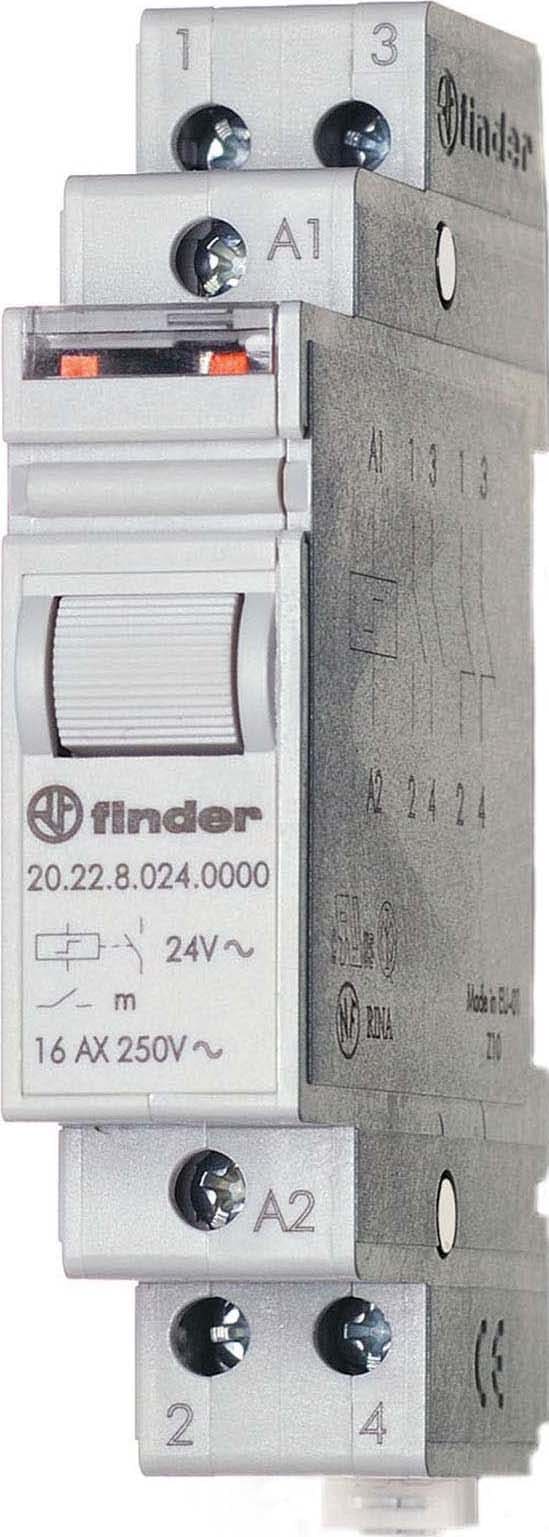FINDER SPA - FIN202290484000 RELE AD IMPULSI 17.5MM 2NO 16A