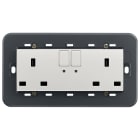 VIMAR SPA - VIW20222.L.N 2 prese 2P+T 13A inglese interr. Next