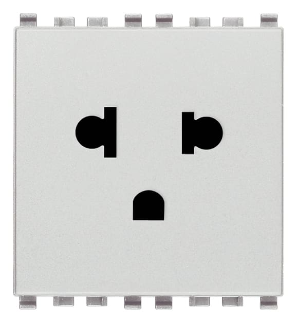 VIMAR SPA - VIW20248.N PRESA SICURY 2P+T 16A USA+EU NEXT