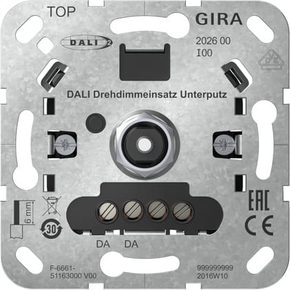 GIRA - GGI202600 MOD.DIM.ROT. DALI IN