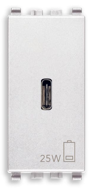 VIMAR SPA - VIW20292.C.25.B ALIMENTATORE USB C PD 25W BIANCO