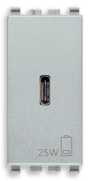 VIMAR SPA - VIW20292.C.25.N ALIMENTATORE USB C PD 25W NEXT