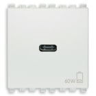 VIMAR SPA - VIW20298.60.B ALIMENTATORE USB C 60W PD BIANCO