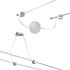 ROSSINI - RSS20305-B KIT FISSAGGIO E ALIMENTATORE DA PARETE/PLAFONE BIANCO PER WIRE/CABLE