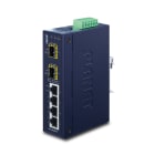 QUBIX SPA - QBX2032962 IGS-620TF SW. IND. IP30 4GE+2SFP FE/GE