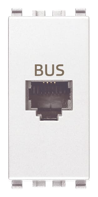 VIMAR SPA - VIW20329.B PRESA RJ11 SPECIALE PER BUS BIANCO