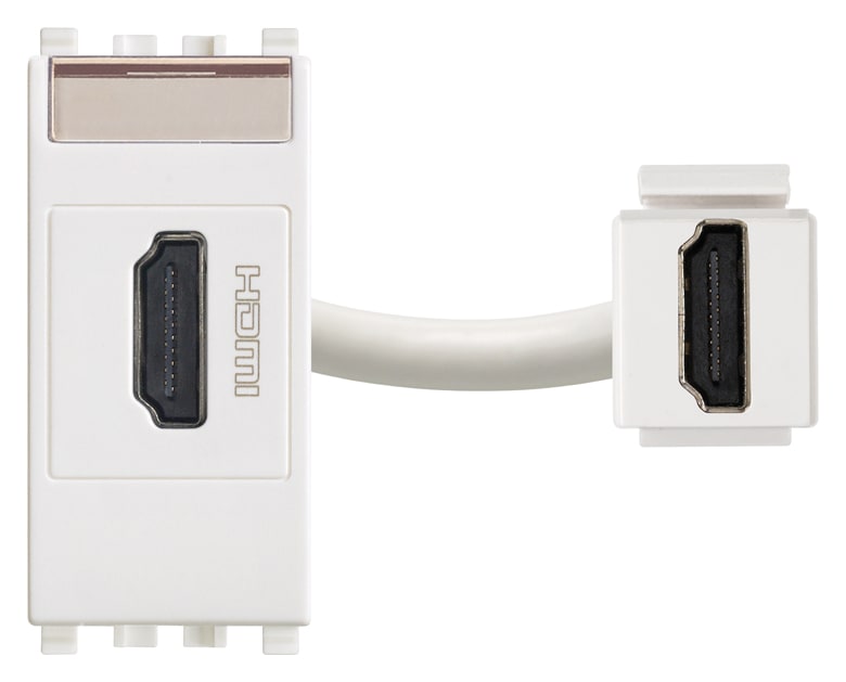 VIMAR SPA - VIW20346.B PRESA HDMI 2.1B BIANCO