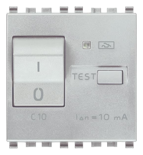 VIMAR SPA - VIW20411.10.N INTERRUTTORE MTDIFF. 1P+N C10 10MA NEXT