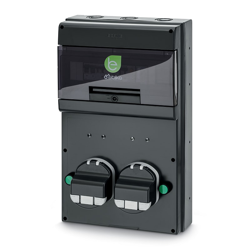 SCAME PARRE SPA - SCA204.UB21B-EB CENTRALINO 2 PRESE C/BLOCCO TEDESC.3,7KW