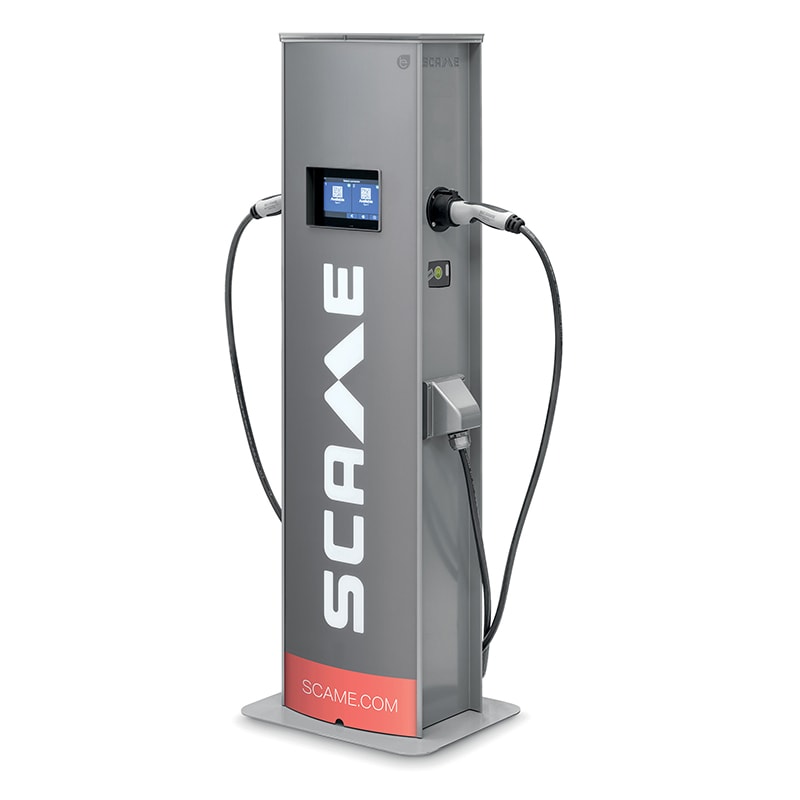 SCAME PARRE SPA - SCA204.CA59-UU COLONNINA CA 2XT2 22KW RCBO MID NET 5M
