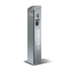 SCAME PARRE SPA - SCA204.CB23B-T2T2MA COLONNINA 2XT2 22KW RCBO MID NET