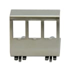 QUBIX SPA - QBX2050249 SUPPORTO CCS MET. 3 POS. PER GUIDA DIN