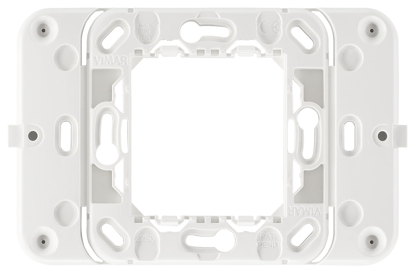 VIMAR SPA - VIW20507.B SUPPORTO RADIO PLACCA 2M O 2MC BIANCO