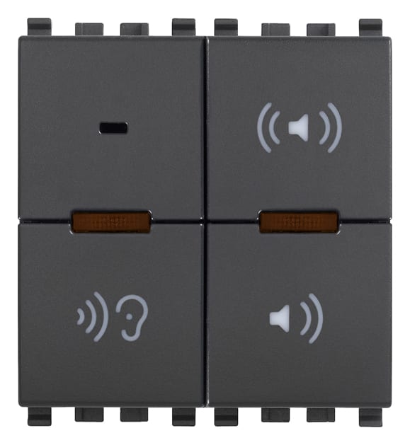 VIMAR SPA - VIW20586 MICROFONO DI CHIAMATA GRIGIO