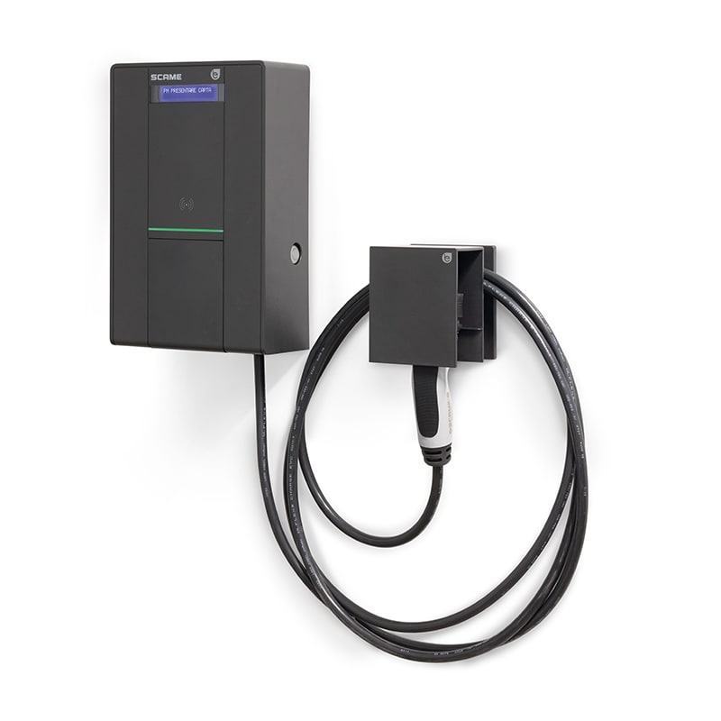 SCAME PARRE SPA - SCA205.W62-SC WALLBOX BE-W2 T2 5M 7KW LCD MID RUT RCBO