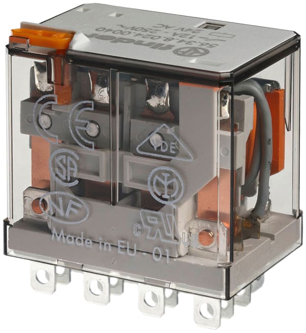 FINDER SPA - FIN563480480040 RELE DI POTENZA 4 CONTATTI 12A