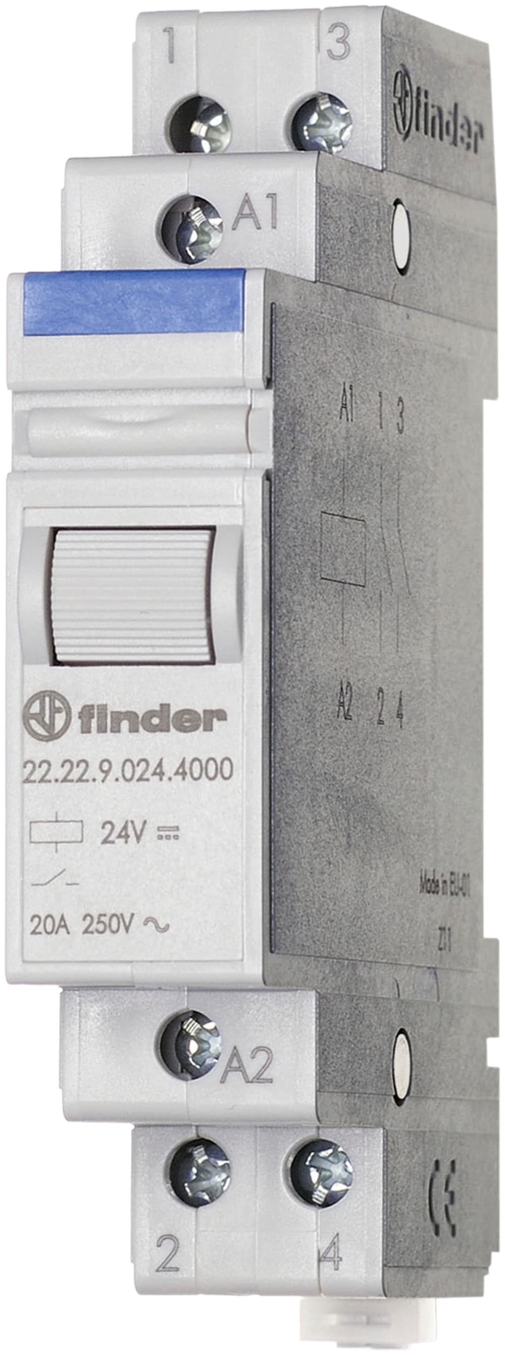 FINDER SPA - FIN222291104000 RELE MONOSTABILE 17.5MM 2NO 20A