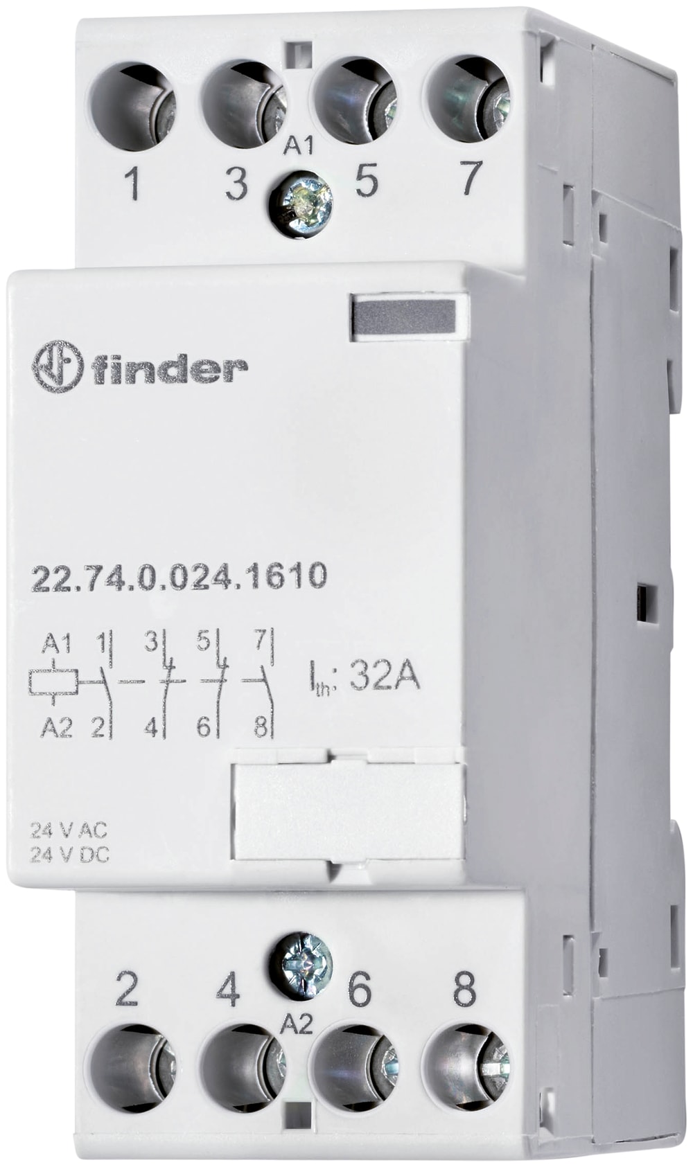 FINDER SPA - FIN227402301310 CONTATTORE 32A 4 CONTATTI 52MM