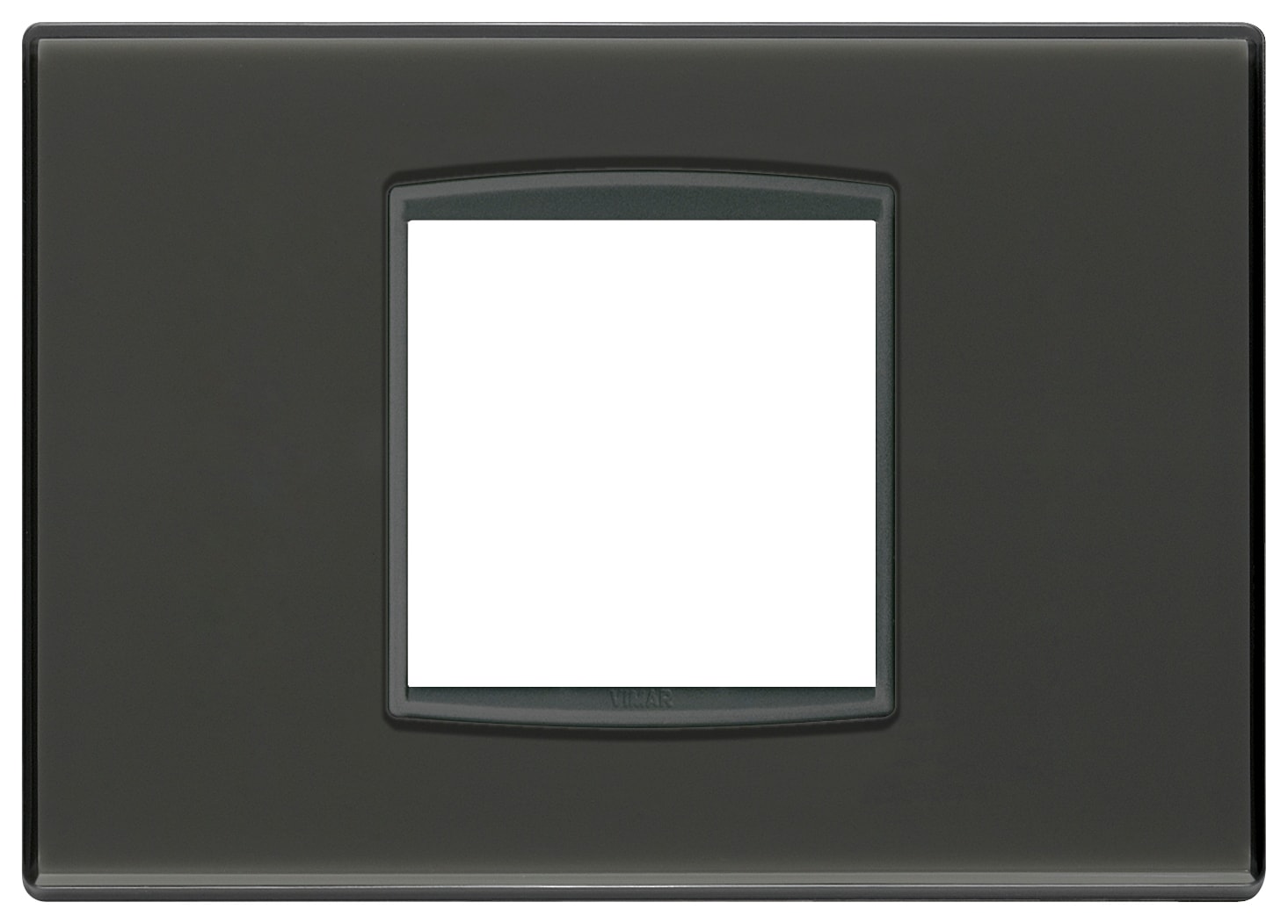 VIMAR SPA - VIW20652.42 PLACCA CLASSIC 2M CENTR REFLEX ANTRACITE