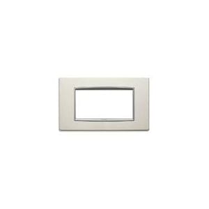VIMAR SPA - VIW20654.N13 PLACCA CLASSIC 4M ARGENTO MATT