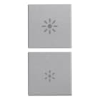 VIMAR SPA - VIW20751.3.N Due mezzi tasti 1M dimmer Next