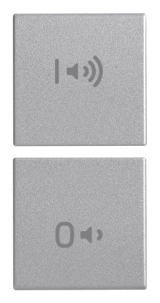 VIMAR SPA - VIW20751.4.N Due mezzi tasti 1M ON/OFF volume Next